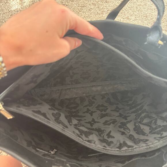 Rebecca Minkoff Women’s Work Tote Black Essential Minimalist Basic - Picture 9 of 16